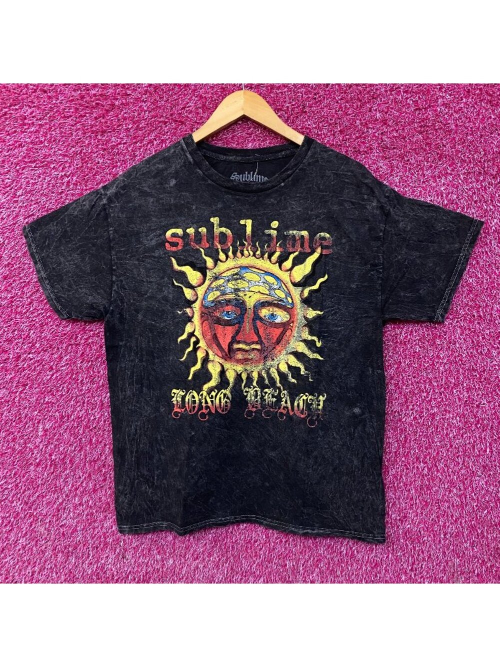 Sublime Long Beach Vintage Wash Graphic T-Shirt Large